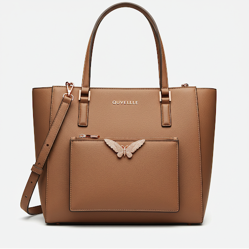 Quvelle Tote Bag for Woman Leather Handbags Shoulder Bag Top Handle Satchel Purse