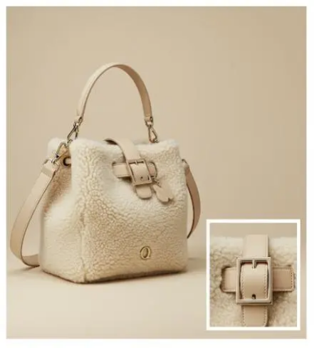 Quvelle Bucket Bag for Women, Lightweight Puffy Tote Bag with Compartments, Quilted Shoulder Bag Handbag for Travel, Work