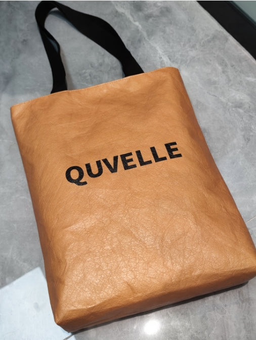 Quvelle Tote Bag for Woman Leather Handbags Shoulder Bag