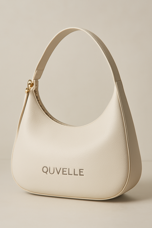 Quvelle 2025 New Hobo Bags in Leather White Handbags for Woman